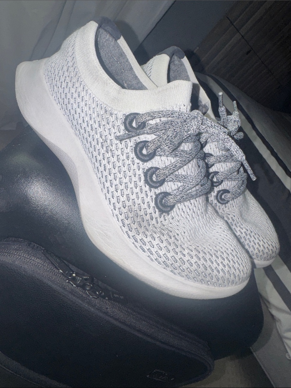 allbirds Women's Gray Knit Athletic Sneakers